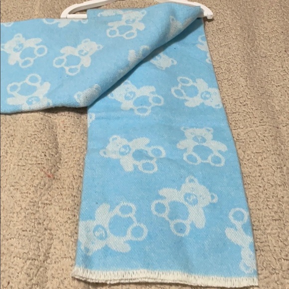 La Copertina Other Baby Blanket Blue Teddy Bear La Copertina Poshmark La Copertina Other Baby Blanket Blue Teddy Bear La Copertina Poshmark
